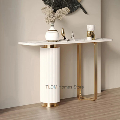 طاولة وحدة تخزين فاخرة للمدخل ، طاولة مدخل ممر فرن...