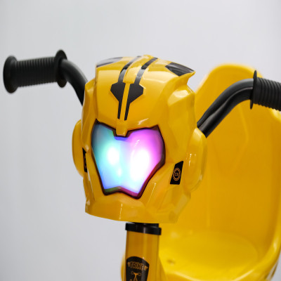 دراجة ثلاث عجلات موسيقى وضوء شخصية اصفر25-S702Y