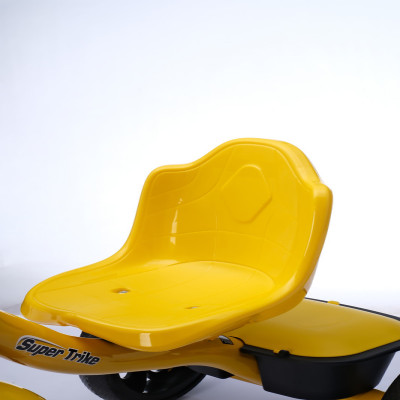 دراجة ثلاث عجلات موسيقى وضوء شخصية اصفر25-S702Y