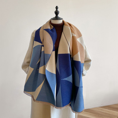 Kashmir scarf, double-sided traditional, women's, warm shawl, luxurious design, winter, new