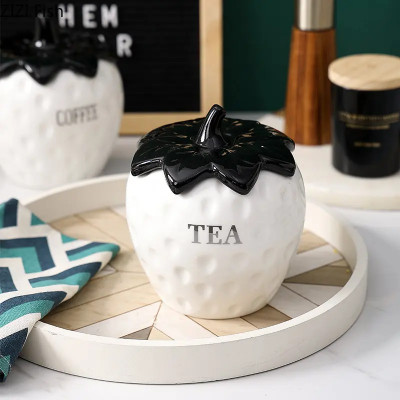 الإبداعية برطمان توابل السيراميك مع غطاء المنزل ال...