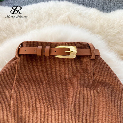 تنورة طويلة مثيرة للسيدات من SINGREINY موضة شتوية...