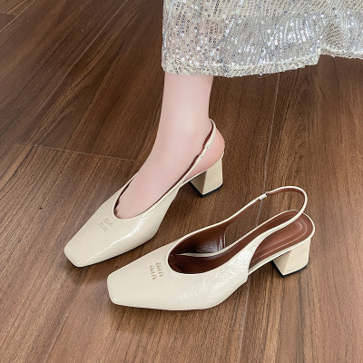 2025 صيف جديد كبير باوتو المرأة عالية الكعب حذا فر...