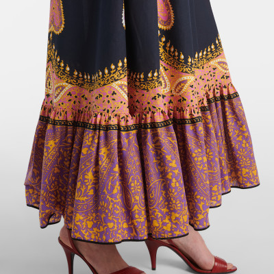 TWOTWINSTYLE Colorblock فضفاض تقسم الدانتيل يصل فس...