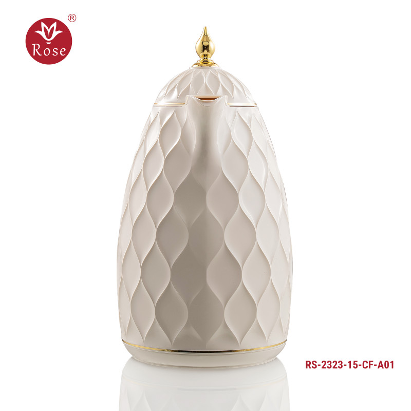 ترمس روز 2323 ابيض 1.3 لتر قهوة