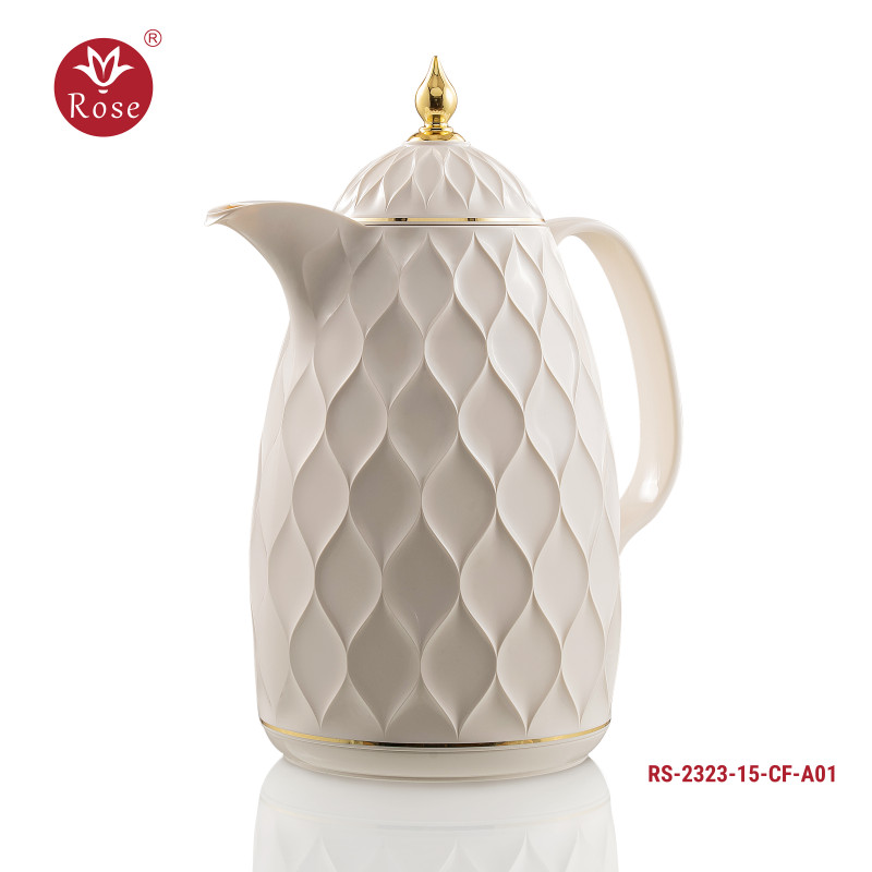 ترمس روز 2323 ابيض 1.3 لتر قهوة