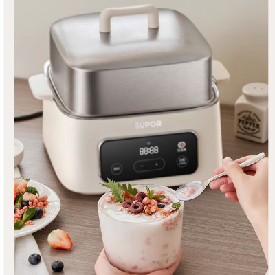 مبخرة كهربائية متعددة الوظائف مع وعاء مدمج ، آلة ط...