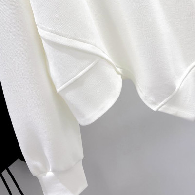 سترة نسائية كورية بلون سادة بدون غطاء للرأس للربيع...