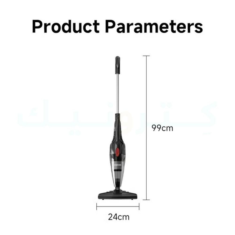 مكنسة كهربائية محمولة 2 في 1 خفيفة الوزن وقوية مع...