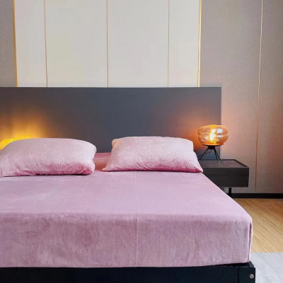 الخريف الشتاء الدافئة المجهزة غطاء سرير الفانيلا ل...