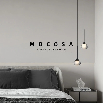 قطرة الماء قلادة LED أضواء غرفة نوم أباجورة درج ال...