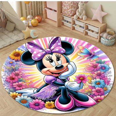 سجاد دائري من ديزني ميني ماوس ، سجاجيد أرضية لغرفة...