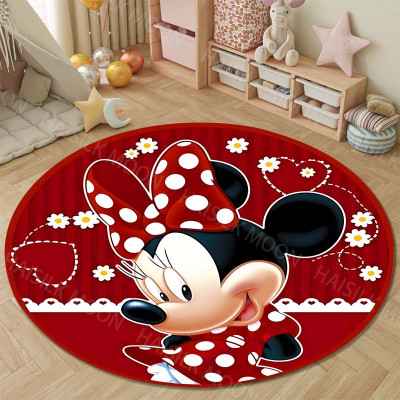 سجاد دائري من ديزني ميني ماوس ، سجاجيد أرضية لغرفة...