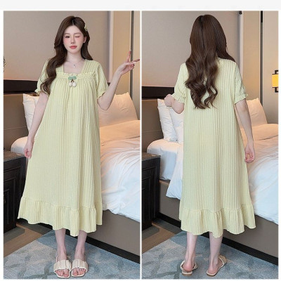 M-5XL حجم كبير بيجامة قطنية المرأة القطن قصير الأك...