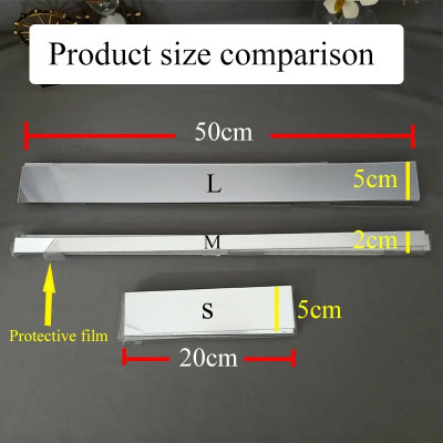 الاكريليك قطاع مرآة ملصقات الحائط ، ديكور غرفة الم...