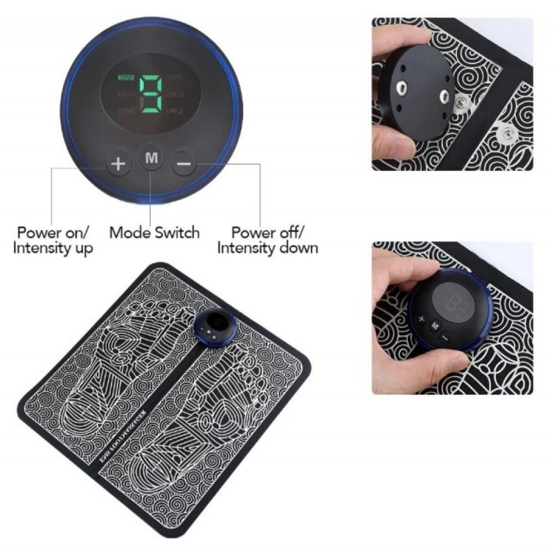 جهاز تدليك القدمين الكهربائي | EMS Electric Foot M...