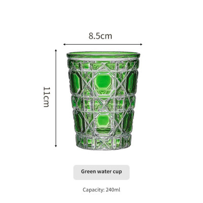 كوب قهوة زجاجي منزلي بإضاءة على شكل إنس كوب نبيذ ف...