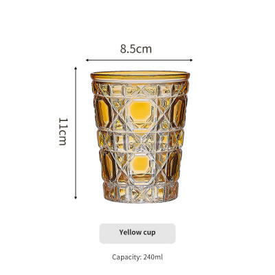 كوب قهوة زجاجي منزلي بإضاءة على شكل إنس كوب نبيذ ف...