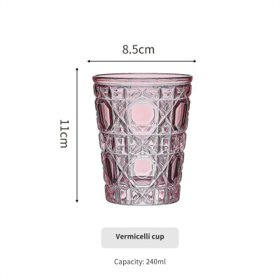 كوب قهوة زجاجي منزلي بإضاءة على شكل إنس كوب نبيذ ف...