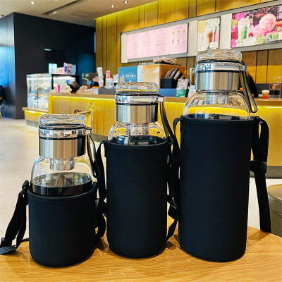 1L 1.5L 2L المحمولة مانعة للتسرب سعة كبيرة الزجاج...