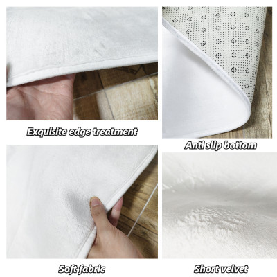 Modern Nordic Style Carpet for Rooms Washable Larg...