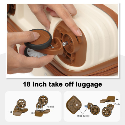 مجموعة حقائب أمتعة Joyway مكونة من 6 قطع مع عجلة د...