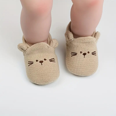 أحذية كرتونية ضد الانزلاق للأطفال ، قطن ، مانع للا...