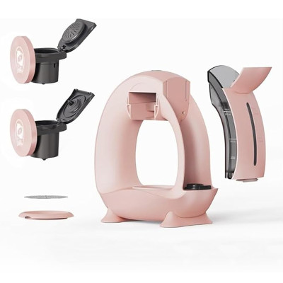 مصغرة Q 2 في 1 شخصية آلة صنع القهوة كوب واحد ، صان...