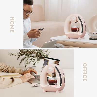 مصغرة Q 2 في 1 شخصية آلة صنع القهوة كوب واحد ، صان...