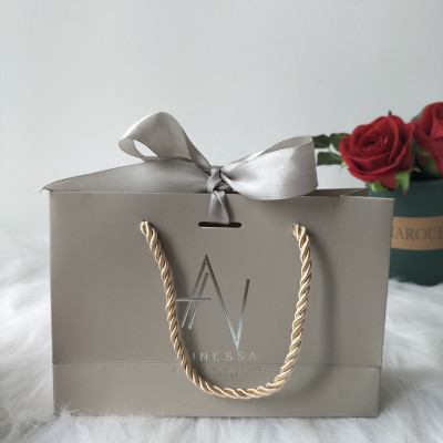 500 قطعة/بالجملة مخصص هدية صغيرة حزمة حقيبة مع شعا...