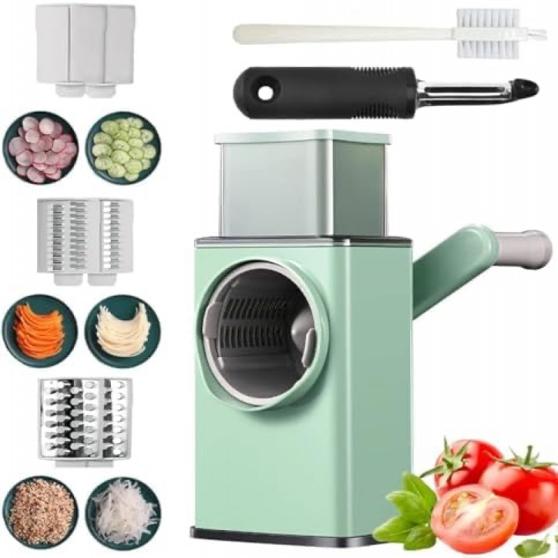 قطاعة يدوية دوارة ومبشرة بثلاث شفرات دائرية من الف...