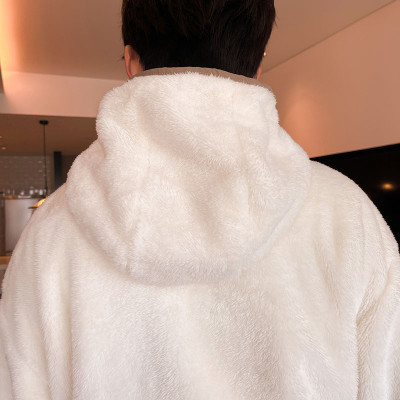 6XL 7XL 8XL الشتاء الرجال مقنعين Homewear الثقيلة...