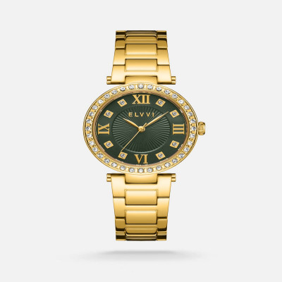 ساعة نسائيه ستيل باللون الذهبي