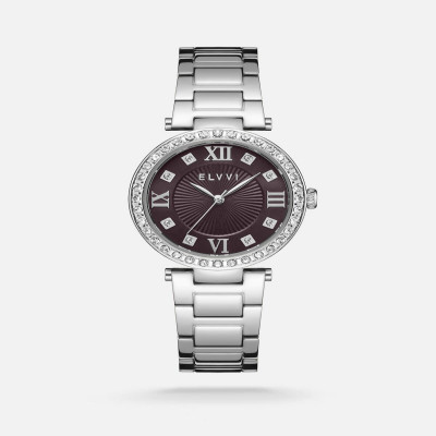 ساعة نسائيه ستيل باللون الفضي