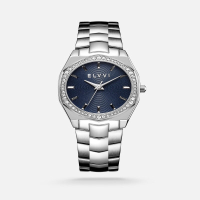 ساعة نسائيه ستيل بلون فضي