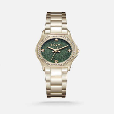 ساعة نسائيه ستيل باللون الذهبي