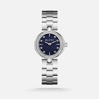 ساعة نسائيه بسير ستيل باللون الفضي