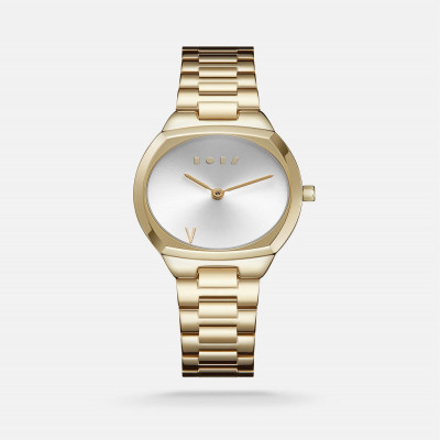 ساعة صُمود النسائية باللون الذهبي