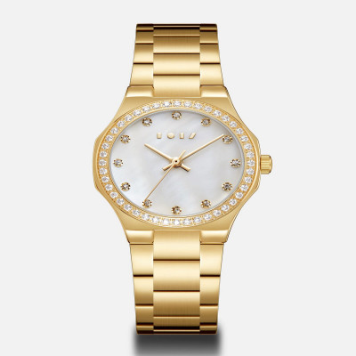 ساعة الخَنساء النسائيه بلون ذهبي