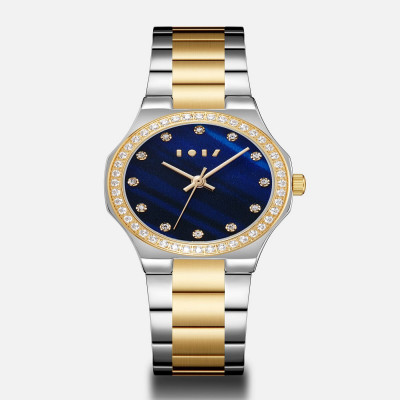 ساعة الخَنساء النسائيه بلون ذهبي وفضي