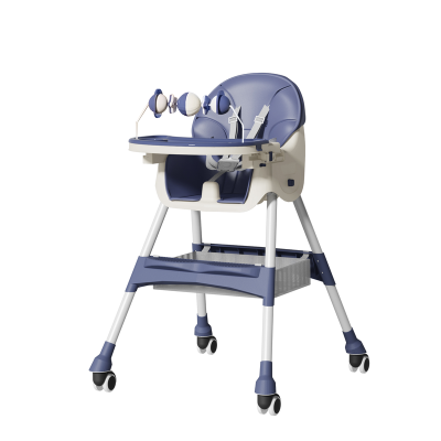 بيبي لوف كرسي طعام أطفال متعدد الاستخدامات ازرق 33...