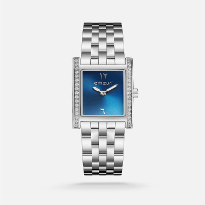 ساعة نسائيه ستيل باللون الفضي