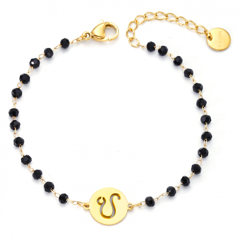 أسوارة برج الاسد مطلية بالذهب عيار 18 قيراط