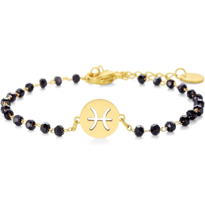 أسوارة برج الحوت مطلية بالذهب عيار 18 قيراط