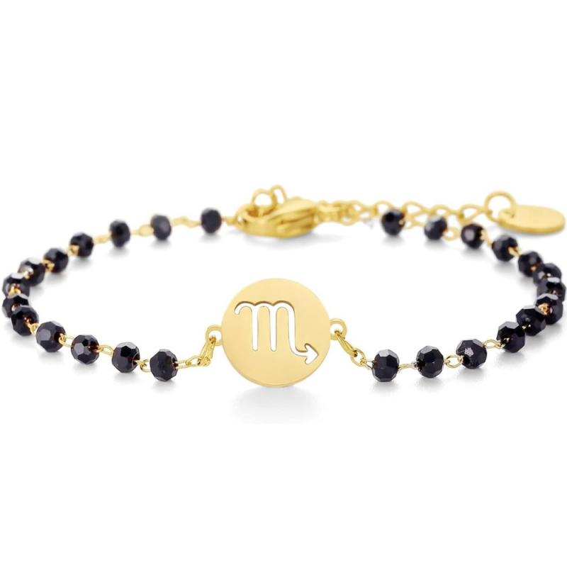 أسوارة برج العقرب مطلية بالذهب عيار 18 قيراط