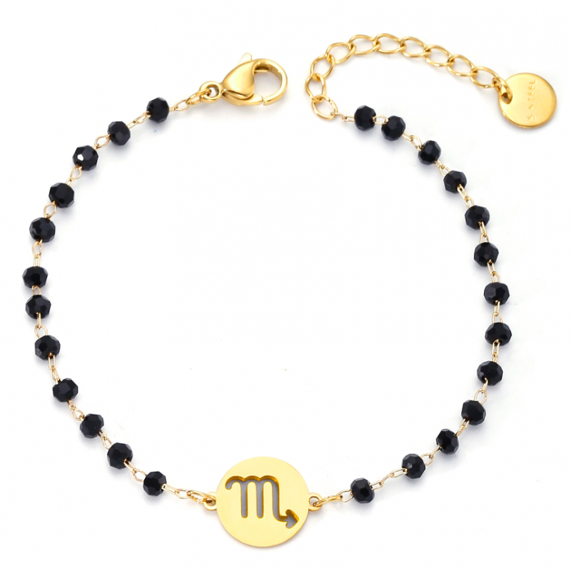 أسوارة برج العقرب مطلية بالذهب عيار 18 قيراط