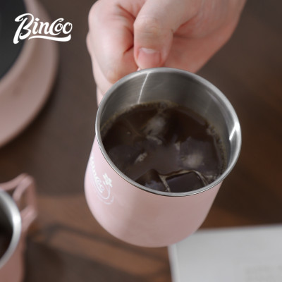 BINCOO صمام مزدوج موكا وعاء مربع إبريق قهوة إسبرسو...