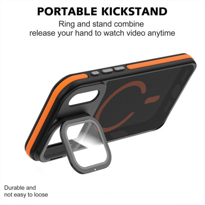 غلاف حماية شفاف غير لامع مغناطيسي متوافق مع Magsaf...