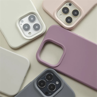 غلاف حماية سيليكون سائل فاخر لأجهزة iPhone 17/16/1...