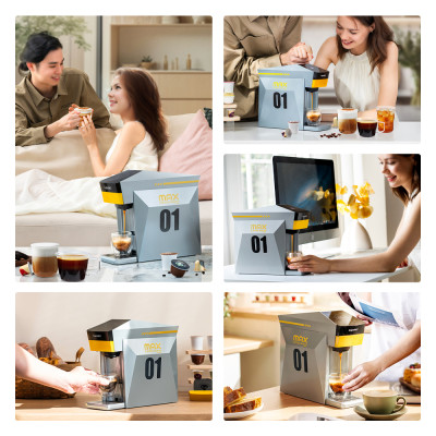 ماكينة اسبريسو 4 في 1 متوافقة مع كبسولات K Cup Pod...